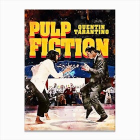 Pulp Fiction movies 3 Canvas Print