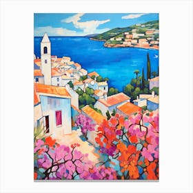 Ibiza Spain 6 Fauvist Painting Canvas Print