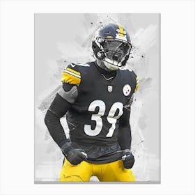 Minkah Fitzpatrick Pittsburgh Steelers Canvas Print