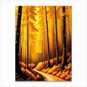 Autumn Forest 90 Canvas Print