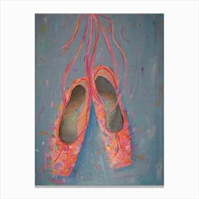 Ballet Shoes Canvas Print