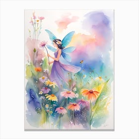 Fairy In The Meadow 1 Canvas Print