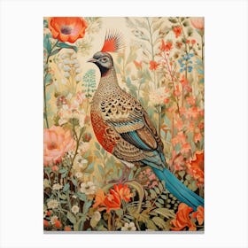Pheasant 7 Detailed Bird Painting Canvas Print
