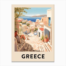 Vintage Travel Poster Greece 11 Canvas Print