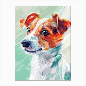 Jack Russell Terrier. Generated AI. Art Print 11 Canvas Print