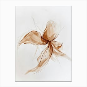 Brown Flower Canvas Print