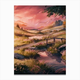 Landscape Painting Canvas Print