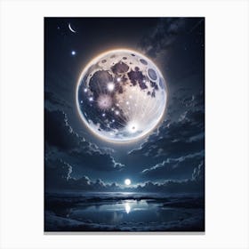 Full Moon Canvas Art Print Canvas Print