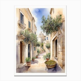 Puglia, Italy with olive trees 6 Canvas Print