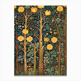 Forest Of Flowers Canvas Print