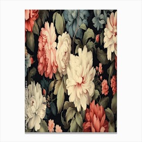 william morris floral print Canvas Print