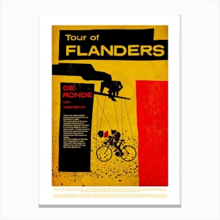 De Ronde Tour Of Flanders Puppeteer Canvas Print