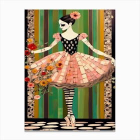 Gothic Ballerina - Inspired By Tim Burton  Canvas Print