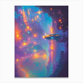 Fantasy Spaceship Canvas Print