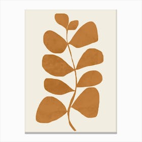 Abstract Minimal Plant 2 Canvas Print