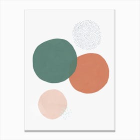 Abstract Soft Circles Part 1 Canvas Print