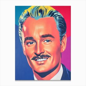 Errol Flynn Pop Movies Art Movies Canvas Print