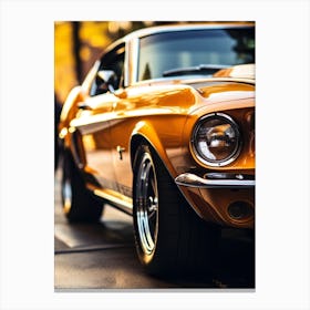 Close Of American Muscle Car 008 Canvas Print