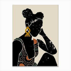 Afro Puffs Canvas Print