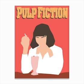 Pulp Fiction Minimalist Canvas Print