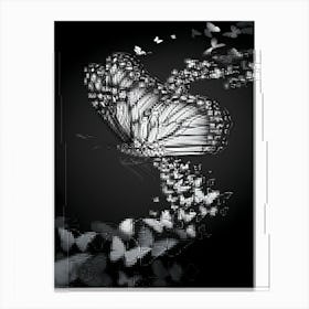 Butterfly In Flight 1 Canvas Print