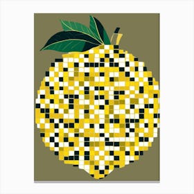 Lemon Mosaic 2 Canvas Print