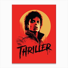 Thriller Michael Canvas Print