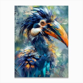 Horned Stork 3 Canvas Print