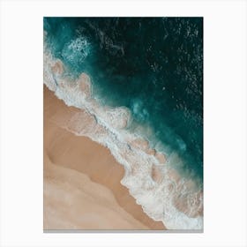 Aerial View Of A Beach 77 Canvas Print