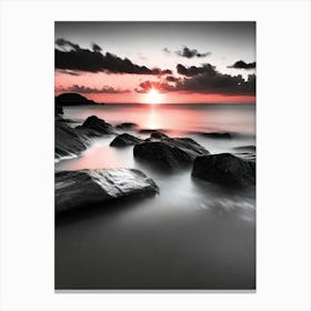 Sunset At The Beach 580 Canvas Print