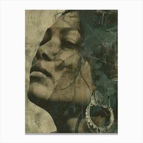 Woman'S Face 134 Canvas Print