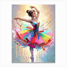 Ballerina Painting 4 Canvas Print