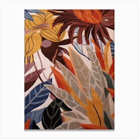 Fall Botanicals Bird Of Paradise 2 Canvas Print