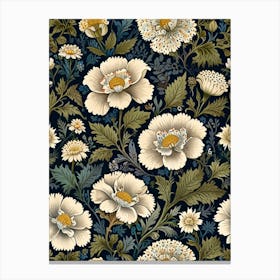 William Morris Floral Wallpaper Canvas Print