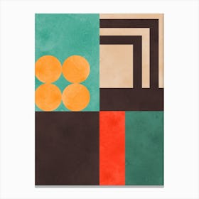 Color geometry in harmony 9 Canvas Print