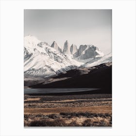 Wyoming Mountain Range Canvas Print