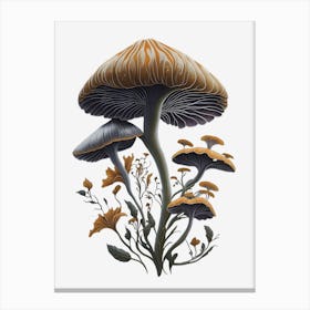 Mushrooms Painting (3) 1 Canvas Print