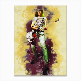 Smudge Johnny Ramone At The Palladium In Hollywood, Ca, Us Canvas Print