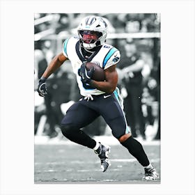 Miles Sanders Carolina Panthers Canvas Print