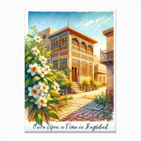 Once Upon A Time In Baghdad Canvas Print