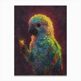 Colorful Parrot 28 Canvas Print