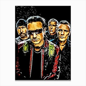 U2 band music Canvas Print