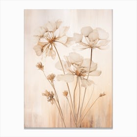 Boho Dried Flowers Geranium 2 Canvas Print