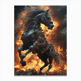 Fire Horse Canvas Print