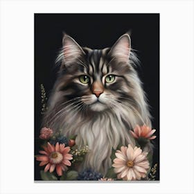 Maine Coon Cat Canvas Print