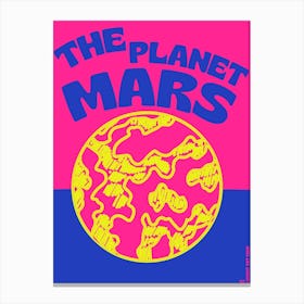 The Planet Mars Canvas Print