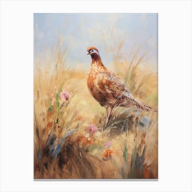 Bird Painting Pheasant 2 Canvas Print