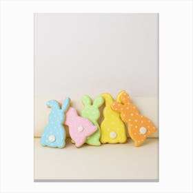 Easter Bunny Cookies 2 Canvas Print