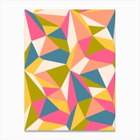 Abstract Geometric polygons Canvas Print