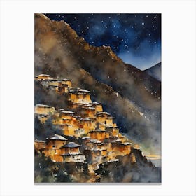 Himalayas Night 2 Canvas Print